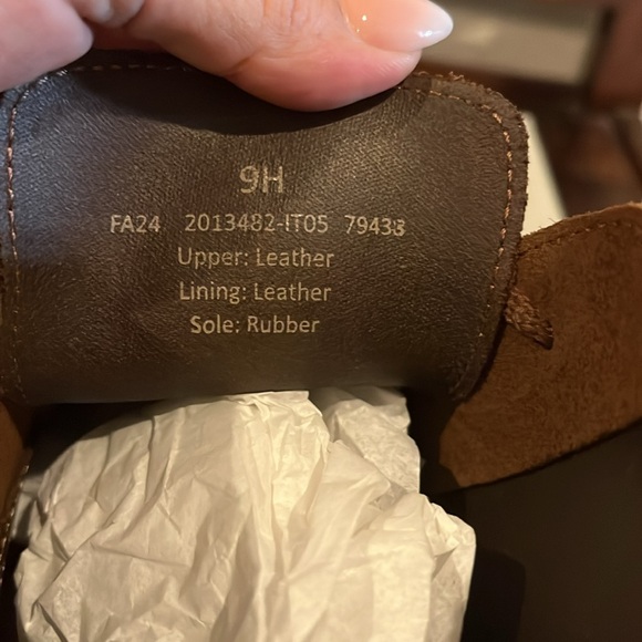 J. Crew Suede Macalister Boot, Color: Auburn. Size 9.5 - Picture 11 of 11